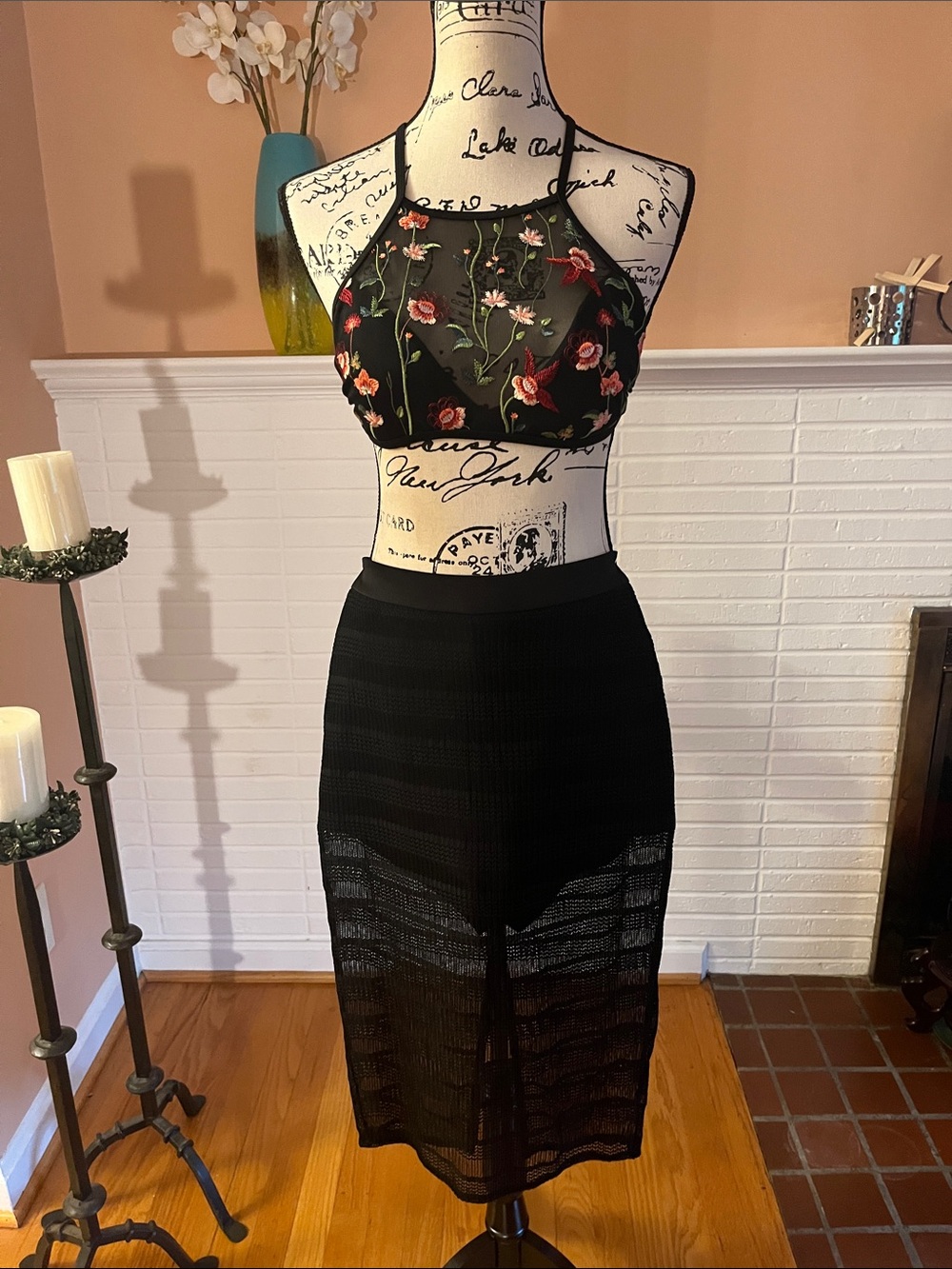 2PC Top/Skirt with Bottom Sewed In